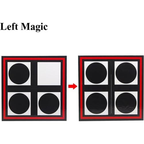 Funny Dot Change On The Board Magic Tricks Dot Changing Color Magic Props Stage Magic Props Illusions Accessories Gimmick Comedy