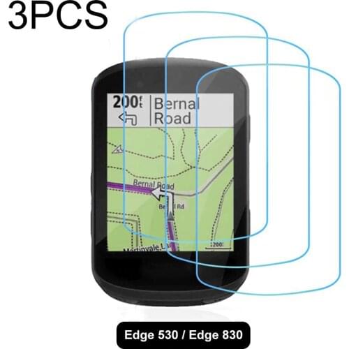 3PCS Screen Protector For Garmin Edge 530/830 2019 Newest Tempered Glass Screen Protectors HD Film for r Garmin Edge 530/830