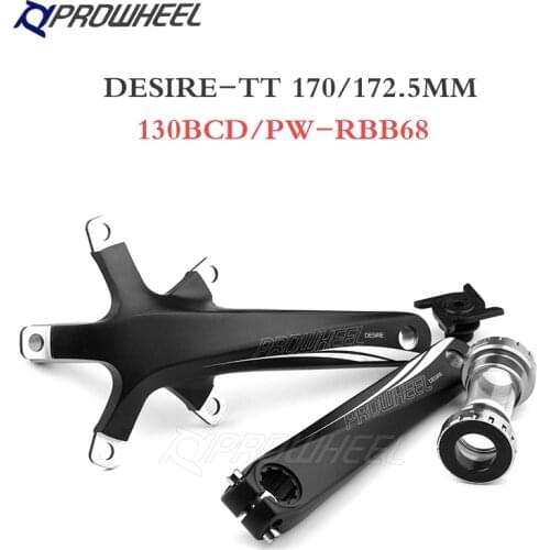 Prowheel 130BCD Crank Sprocket 170mm Crank 56T 58T 60T Chainrings with Bottom Bracket BB Folding Bicycle Crankset