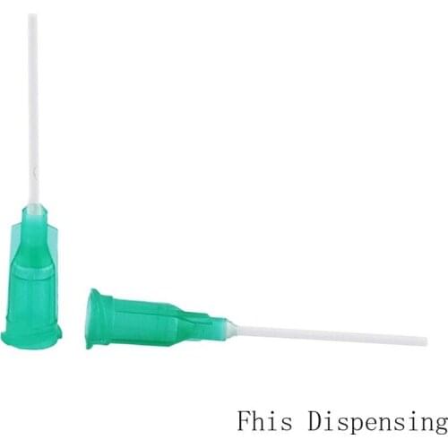 1 Inch 18G PP Flexible Needle Glue Dispensing Needle Tube Length 25mm Pack of 20