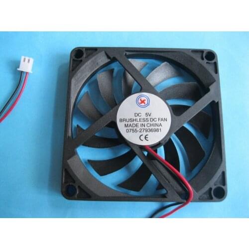 1 Pcs Brushless DC Cooling Fan 5V 8010S 11 Blades 2Wires 80x80x10mm