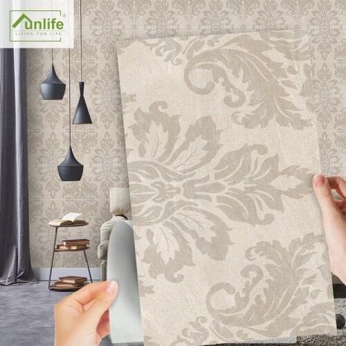 Funlife 3Pcs Carved Floor Sticker Waterproof PVC 3D Adhesive Wall Tile Sticker for Kitchen Bathroom Home Decor 30x60cm