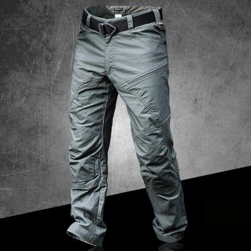 New Brand Military Tactical Pants Mens Urban Tactical Clothing Combat Trousers Multi Pockets Casual Cargo Pants Ripstop Fabric