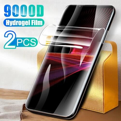 2Pcs Full Cover Hydrogel Film For Sony Xperia 1 III Screen Protection For Sony X Peria Xperia1 3 6.5" Protector Film Not Glass