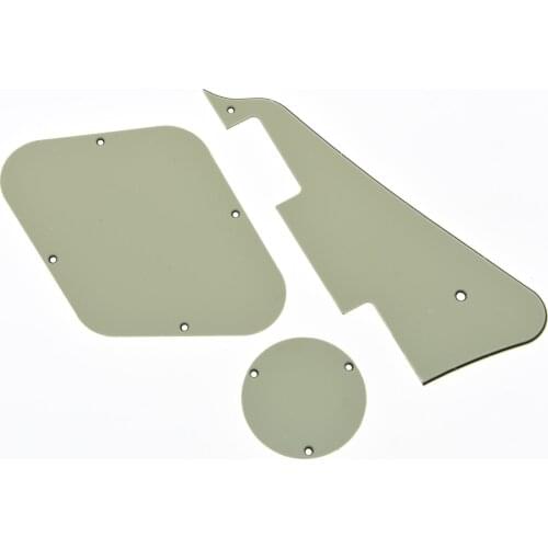 KAISH Aged White LP Pickguard & Back Plate Switch Cavity Covers Fits for Epiphone Les Paul