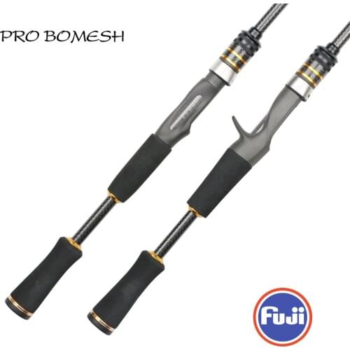 Pro Bomesh Fuji TVS ECS Reel Seat EVA Spin Cast Handle Kit 4Axis Woven Locking Nut DIY Fishing Rod Building Component Accessory