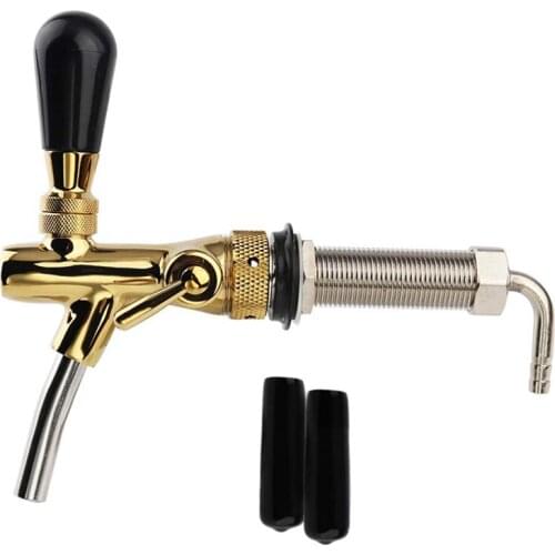 Best Beer Faucet, Adjustable Beer Faucet, Beer Handle Faucet, Flow Control Faucet, Faucet Kit for Brewed Draft Beer