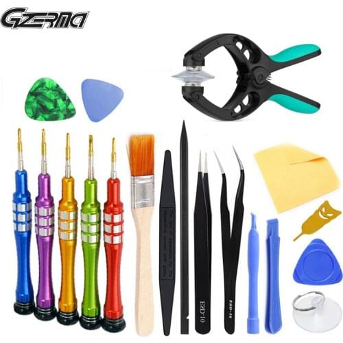 20 In 1 Disassemble Screwdriver Set Anti-static Brush Mobile Phone Repair Tool Kit For iPhone Samsung Android Cell Phone Repair