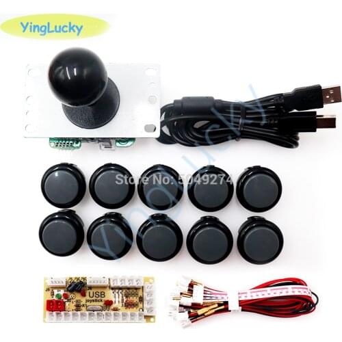 New diy arcade kit sanwa button sanwa joystick USB zero delay encoder for Raspberry Pi box Pandora box arcade cabinet MAME