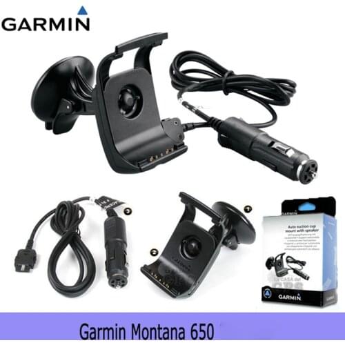Original gps Garmin Montana 600 650 650t Car Bracket Kit Car Bracket Back Clip Sucker