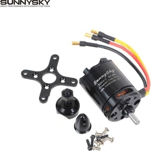 SunnySky X2826 550KV 740KV 880KV 1080KV Outrunner External Rotor Brushless Motor for RC Helicopter