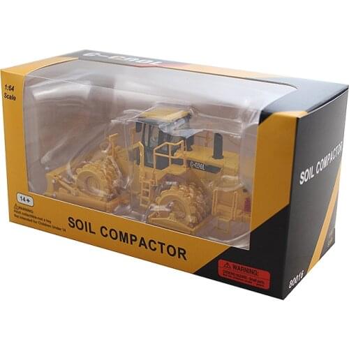 1:64 SOIL COMPACTOR 80016 Metal Diecast Alloy toy cars Model Vehicles For Children Boys gift hot
