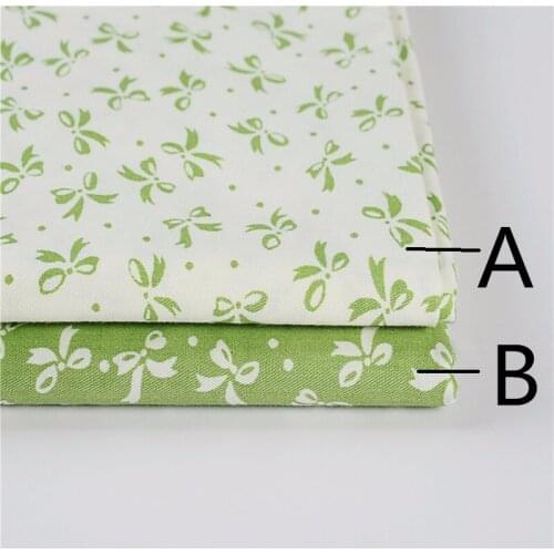 On sale !Green Leaf Cotton Fabric For Sewing Fat Quarter Quilting Patchwork Tissue Tilda Doll Cloth Kids Bedding Textil 1 meter