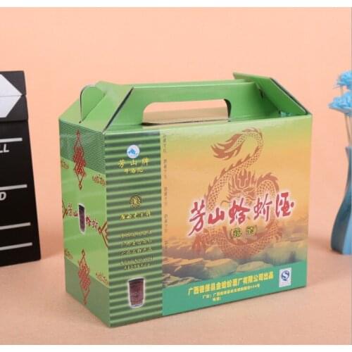 Superior Quality Magnet Customized Logo Printed Soap Packing Box,UV Protected Packaging Box with Handle ---DH10592