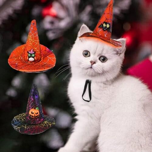 Halloween pet funny hat for dog and cat holiday creative diy headgear used for christmas teddy puppy kitten festive accessories