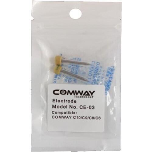 1 Pair C6 COMWAY electrodes For COMWAY C6/C8/C9/C10 Fiber splicer Splicing Machine Electrodes