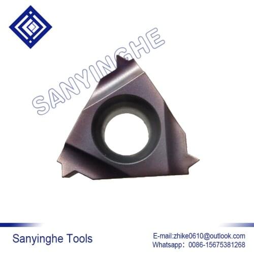 Free shipping high quality sanyinghe 10pcs/lots YBG205 Z11IR1.25ISO cnc carbide turning inserts threading inserts