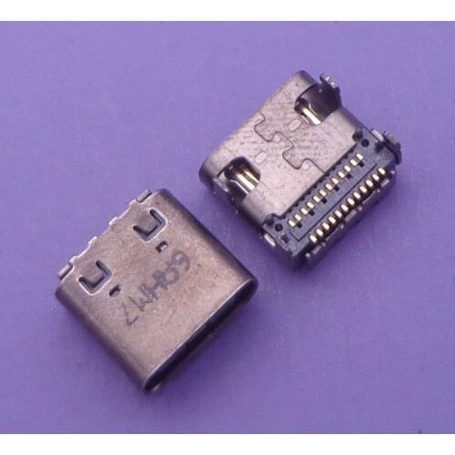 10pcs new micro mini usb jack connector scoket charger charging 24pin repair for mobile phone Tablet PC and so on