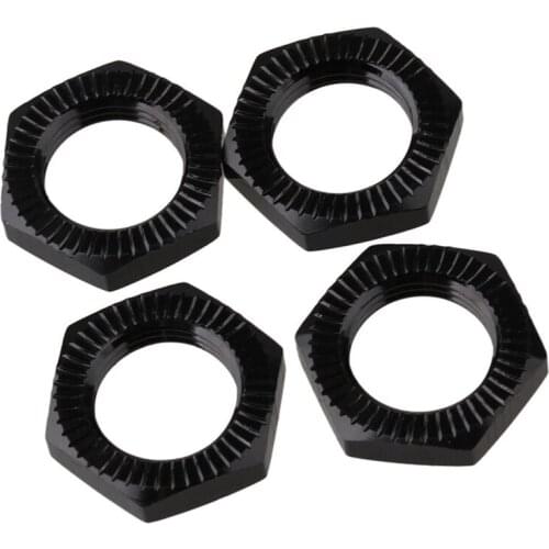 17mm Upgrade Wheel Hex Hub Nut Cover N10177 for RC1:8 Model Car,Black