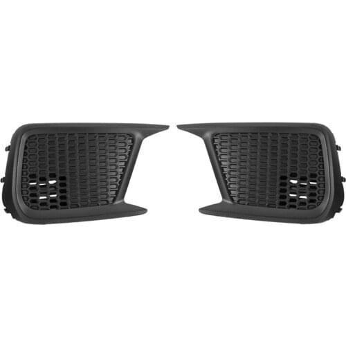 2X Car Front Grille Grill Lower Bumper Honeycomb Fog Light Cover Trim for Subaru WRX STI 2018-2020 57731VA400 57731VA410