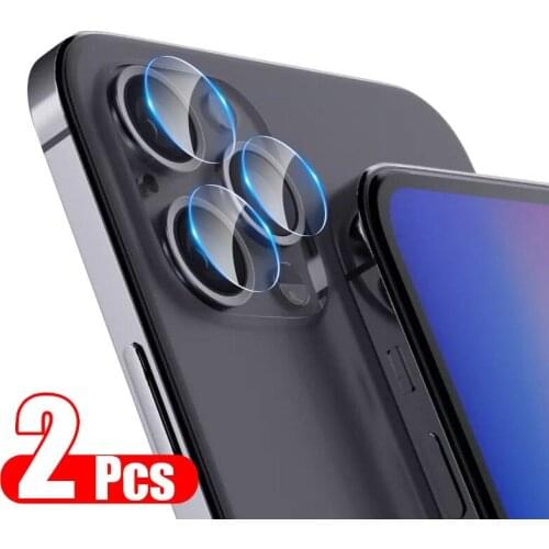 2Pcs Full Cover Protective Glass for IPhone 11 12 Pro Max Camera Protector Glass IPhone 8 7 Plus 12 mini Lens Screen Accessories