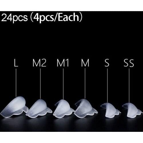 24pcs Eyelash Lift Lifting Curlers Curl Silicone False Eyelash Extension Perm Pad Shield Patch Applicator Tools SS S M M1 M2 L
