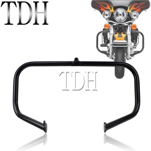 49050-09A Highway Engine Case Gguard 1-1/4" Crash Bar for Harley Touring Road King Electra Tri Glide FLH 2009-2020 Bumper Guard