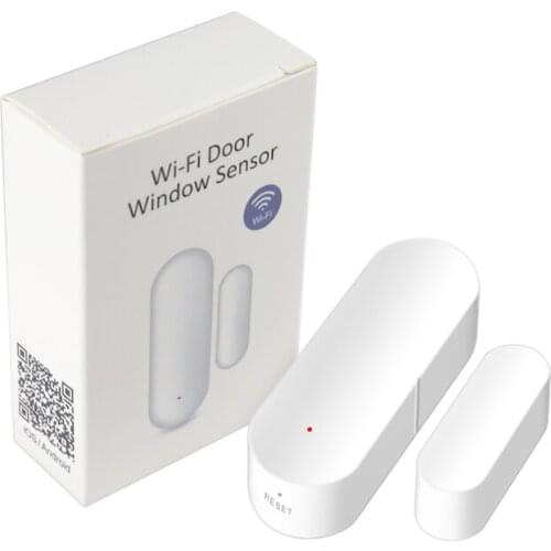 Smart Home Wireless WiFi Door/Curtain Sensor Detector Notification Reminder App Remote Control Compatible With Alexa Google Home