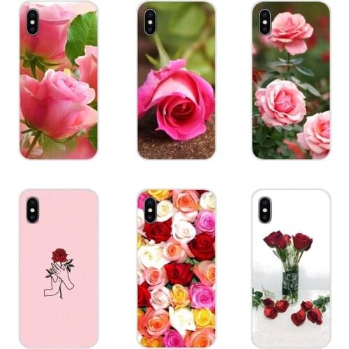 Accessories Phone Cases Covers baby pink red rose For Samsung Galaxy S3 S4 S5 Mini S6 S7 Edge S8 S9 S10 Lite Plus Note 4 5 8 9