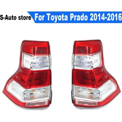 Car Rear Tail Light Turn Signal Brake Light Warning Light Bumper Light Tail Light Assembly For Toyota Prado 2014 2015 2016