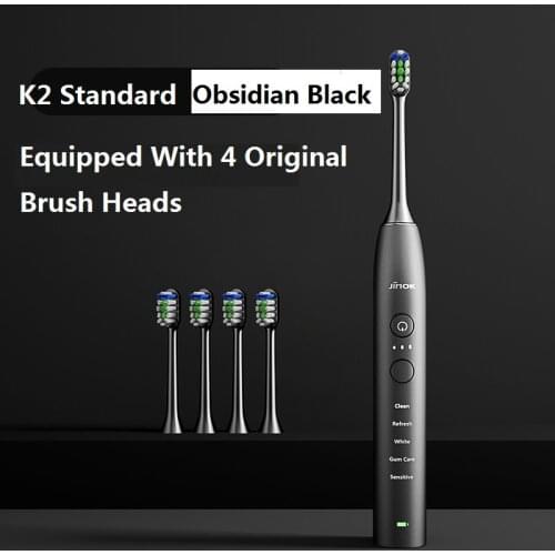 JIMOK K2 Electric Toothbrush Powerful Ultrasonic Sonic Electric USB Rechargeable Adult Whitening Medical Technology Brushing K2