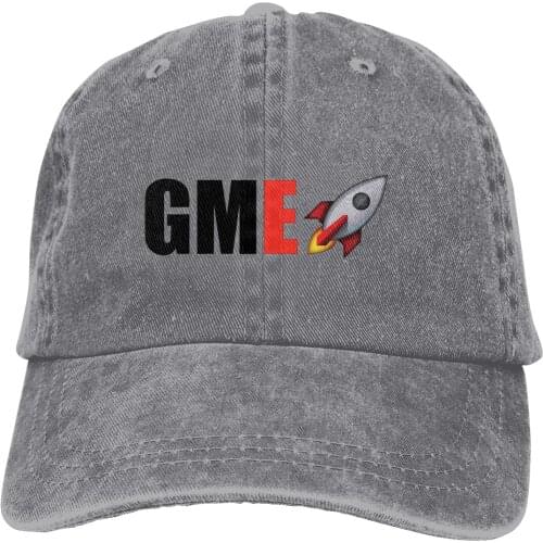 GME TO THE MOOOOOOOOON! The Baseball Cap Peaked capt Sport Unisex Outdoor Custom WSB WallStreetBets Bitcoin Hats