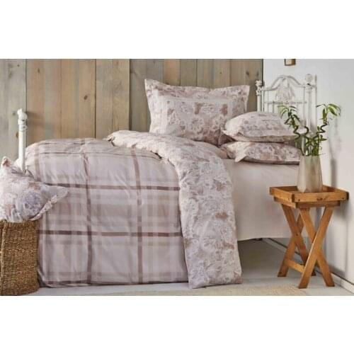 KARACA HOME TEXTILE DUVET COVER SET DOUBLE SIZE %100 COTTON FABRIC TURKEY TEXTILE
