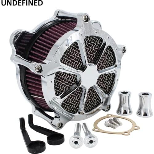 Motorcycle Air Fliter Venturi Contrast Cut Air Cleaner Intake Filters For Harley Dyna Fatboy 99-17 Softail Touring Electra Glide