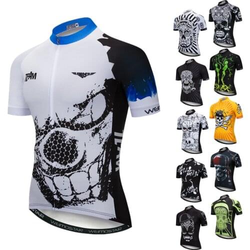 Mens Cycling Jerseys Road MTB Bike Shirts Breathable Bicycle Clothing Summer Short Sleeve Uniform Mountain Bike Clothing