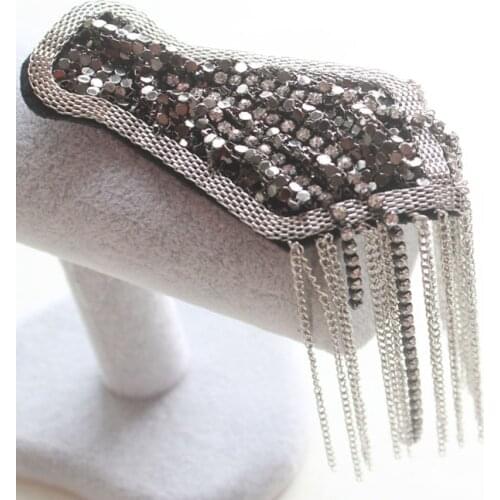 New beaded shoulder flower clothing accessories brooch Epaulets suit show fashion coat epaulets luggage accessories decoration