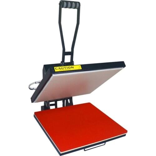 New 38X38CM Working Size Cheap Model Manul Flat Heat Transfer Machine For T-Shirt Cotton DIY High Cost Performance Hot Stamping