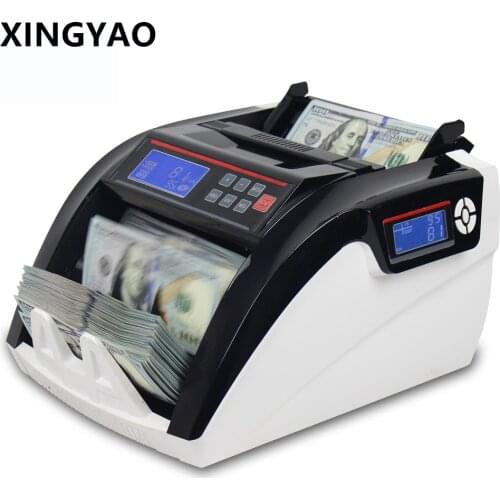XINGYAO 5800D UV/3MG LCD Display With 3 Magnet Multi-Currencies Counter Machine Cash Money Counting Compteuse De Billets