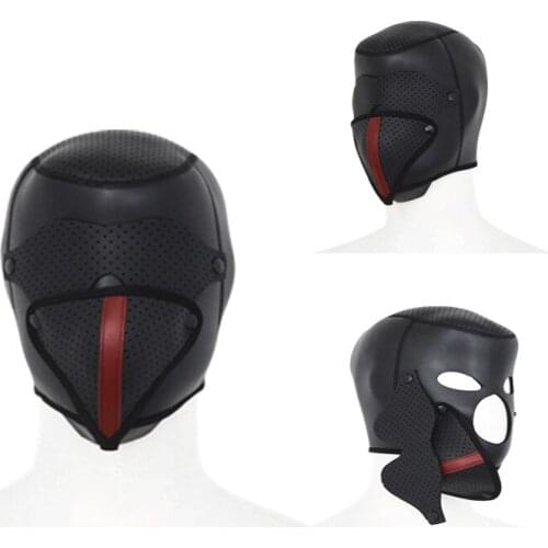 Sex shop Neoprene Detachable Eye mask head cover bdsm mask Enclosed head Bondage Slave Restraints Sex Toys For Woman Couples