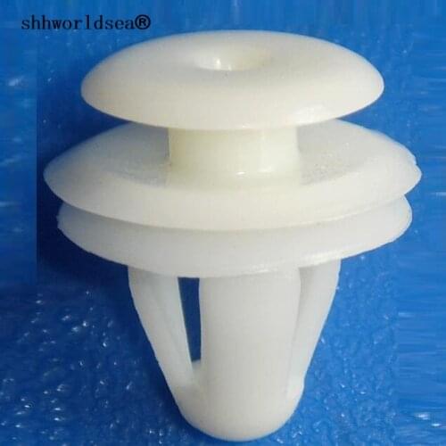 Shhworldsea 100pcs auto clip and fastenersdoor trim panel garnish retainer for toyota 67771-30070
