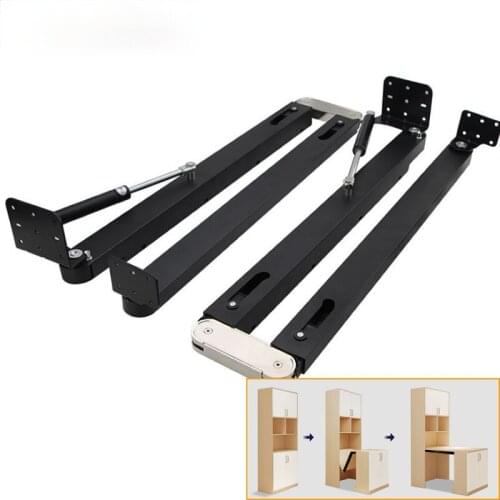 Hidden desktop folding connector accessories,Fold down stretch dining table Bar cabinet cabinet desk hinges,Complete sets