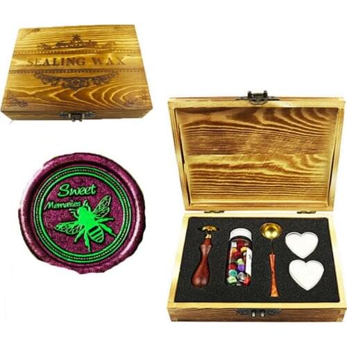 Sweet Bee Wax Seal Stamp for Wedding, Perfect Decoration for Invitations, Envelopes, Snail Mails, Wine Packages