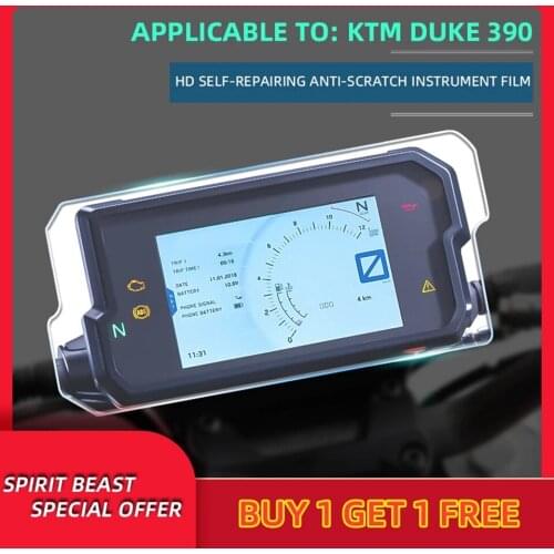 Spirit Beast Motorcycle speedometer TPU Scratch Protection Film Dashboard Screen Instrument waterproof Stickers For KTM390 DUKE