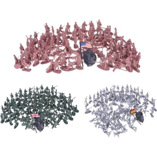 High Quality 100pcs Military Plastic Toy Soldiers Army Men Figures 12 Poses Gift Toy Model Action Figure Toys For Children Boys