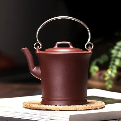 Yixing monohydrate hall are recommended pure manual old childish girder purple clay pot of tea 200 ml