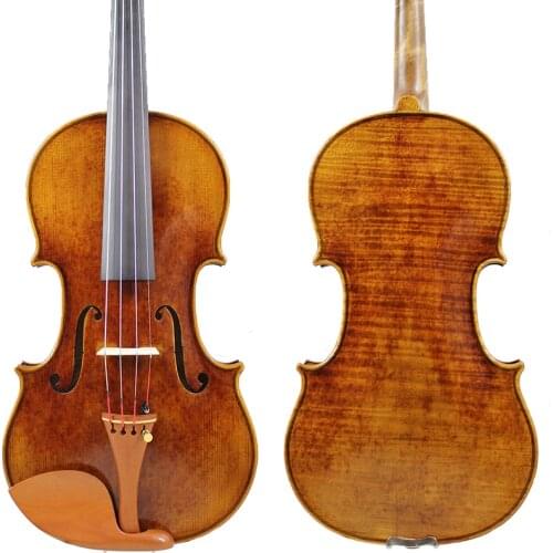 1 Pc Back!Atradivari 1715 "TheTitian​" 4/4 Violin violino Copy, All European Wood,Best Model Best Tone!Free Shipping,Bow,Case
