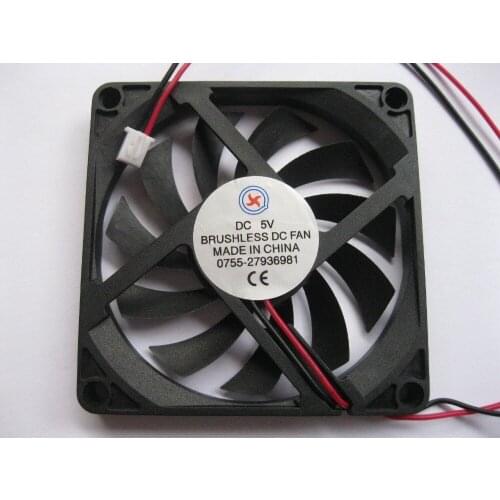 10 pcs Brushless DC Cooling Fan 11 Blade 5V 8010s 80x80x10mm 2 Wires