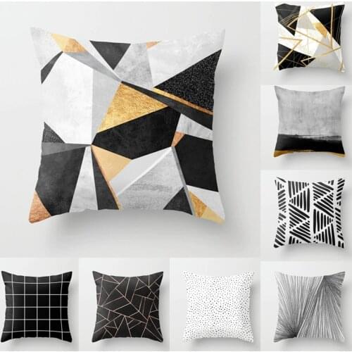 45x45cm Pillowcase Geometric Throw Cushion Pillow Cover Printing Cushion Pillow Case Bedroom Office Home Decor