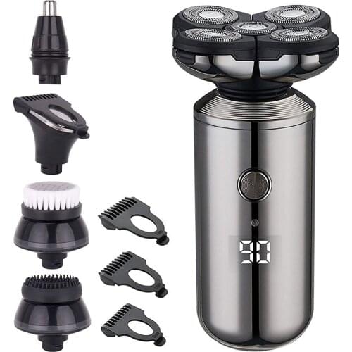 SURKER Electric Shaver Cordless Professional Mans Hair Clipper Electric Rechargeable Shaving Machine Nose Trimmer Hair Grooming