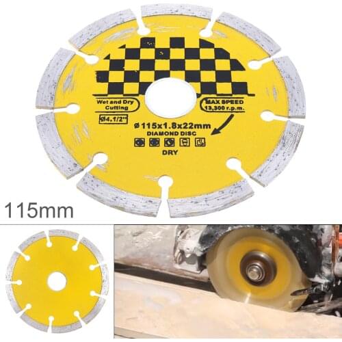 115mm Hard Alloy Steel Circular Saw Blade Marble Stone Cutting Blade Disk Diamond Dry Cutting Disc for Granite Concrete Ceramic